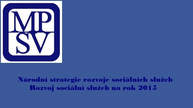 Rozvoj sociální služeb na rok 2015